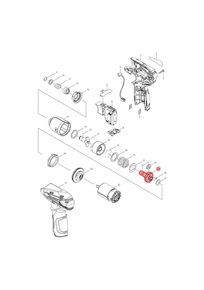 Makita TD090D Mil Ürün Kodu 324897-6