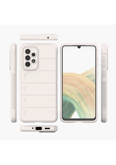 Samsung Galaxy Uyumlu A33 5g Kılıf Optimum Lens Çerçeveli Silikon Kapak