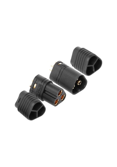 MT60 3 Pin Dişi Erkek Konnektör Soket Çift Amass 3.5mm 12Awg RC Esc Motor