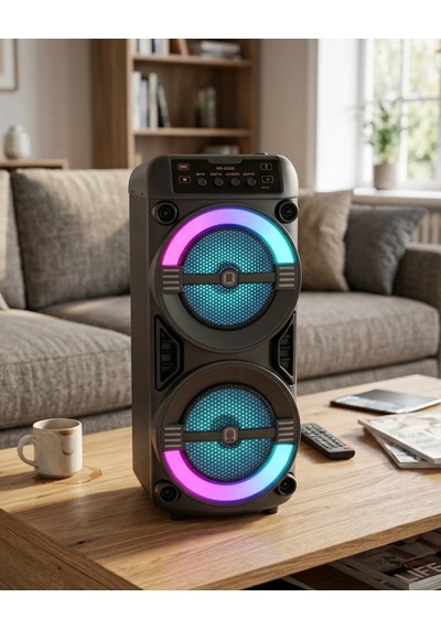 Hubrendy Kargo Taşınabilir Bluetooth Hoparlör Rgb Işık Efektli Stereo Ses