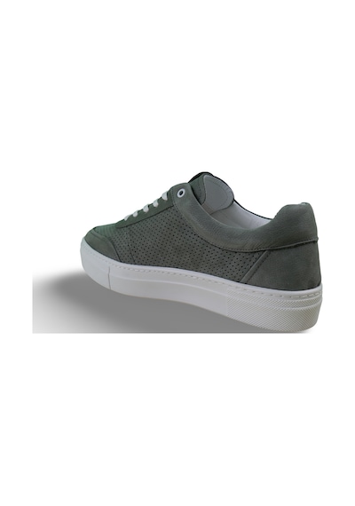 Erkek Hakiki Deri Sneaker Yeşil