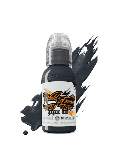 World Famous Stonehenge Dövme Boyası 30ml Koyu Gri Profesyonel Tattoo Ink