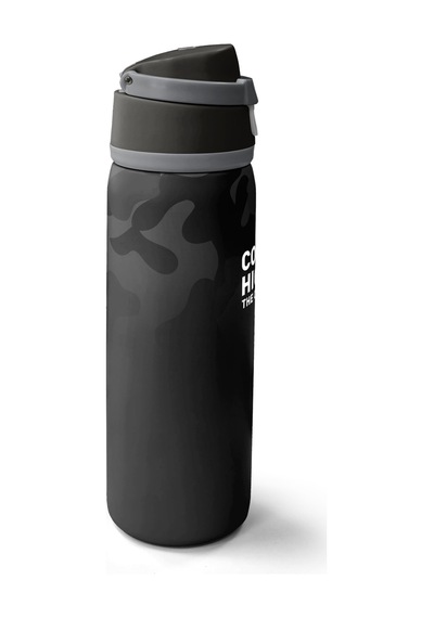 Coral High Siyah Kamuflaj Desenli Pipetli Ve Direkt İçim Çelik Termos 800 Ml 38516 Siyah - Gri