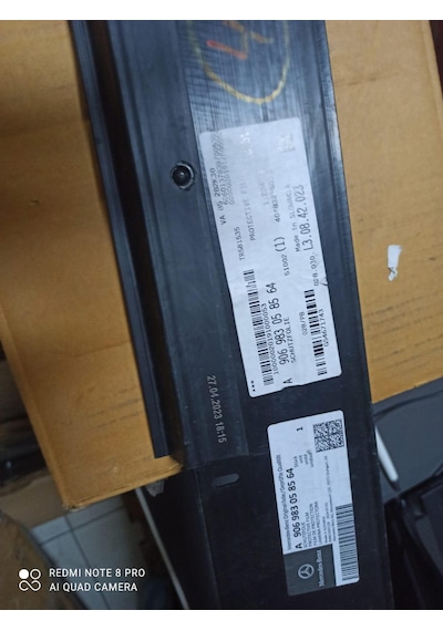 Sürgülü Orta Kapı Koruyucu Folyo Plastiği Mercedes Sprinter 906 W906