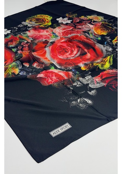 Aker Polyester Rayon Eşarp 6715769 Siyah-