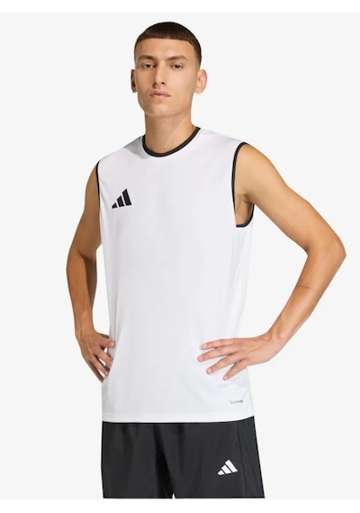 Adidas Kb3928 Entrada26 Sleeveless Jersey Erkek T-shirt Beyaz