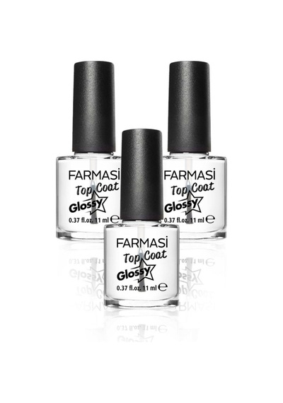 Farmasi Tırnak Koruyucu Cila 01 Parlak 11 ML 3'lü