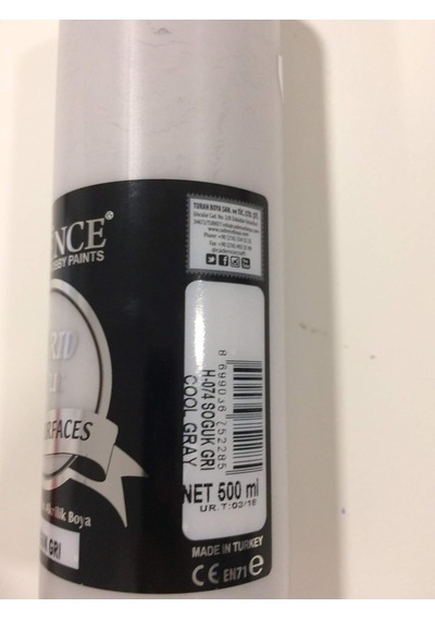 H074 Soğuk Gri Multisurfaces 500ml Tek Renk