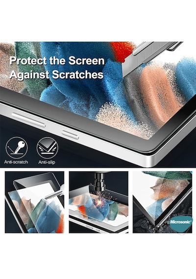 Microsonic Honor Pad X8a Tempered Glass Cam Ekran Koruyucu