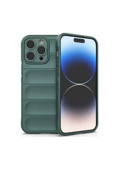 Newface Apple İphone 16 Pro Max Kılıf Optimum Silikon - Koyu Yeşil