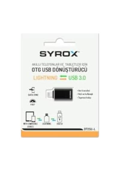 Edl Shop Dt25ul Lightning - Usb 3.0 Otg Dönüştürücü - Siyah Edl Shop 1290799