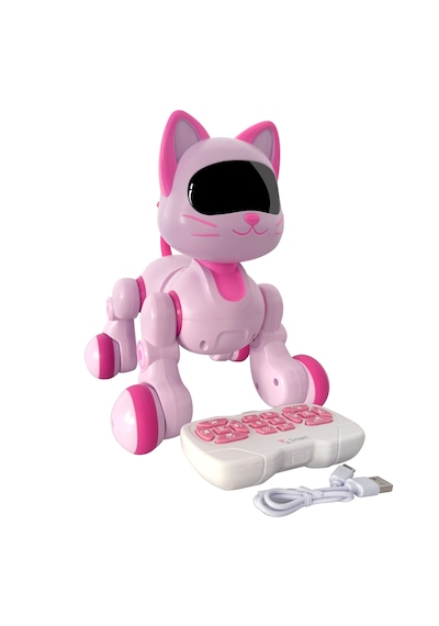 Oyuncak Uzaktan Kumandalı Sesli Işıklı Akıllı Robot Kedi