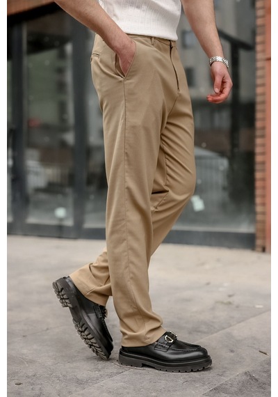 Madmext Camel Basic Erkek Pantolon E6576