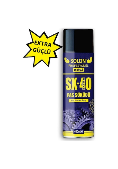 Solon SX-40 Extra Güçlü Profesyonel Pas Sökücü Sprey 400 ML
