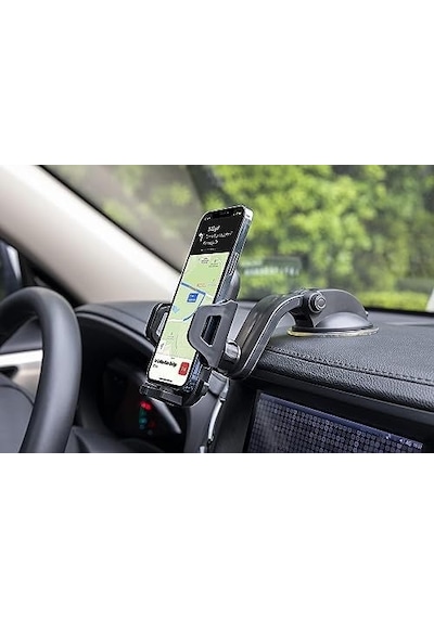 Hp-a05 Otomatik Klipsli Araba Telefon Tutucu Ayarlanabilir Cam Ve Torpido Için Yüksek Kalite Tutucu