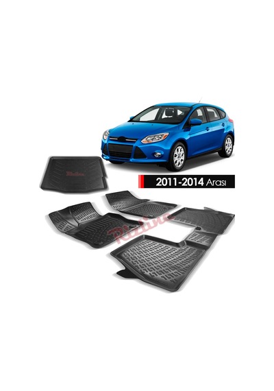Ford Focus 3 Paspas Bagaj Havuzu 3D Rizline Hb 2011-2014 Arası