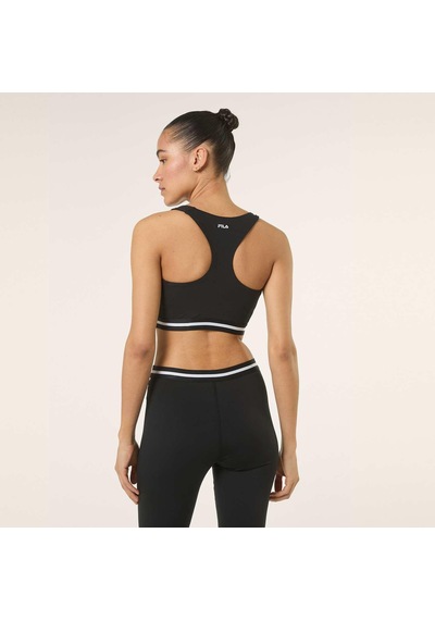 Fila Faw1289.80010 Lunata Graphic Taped Kadın Sporcu Sütyeni Siyah