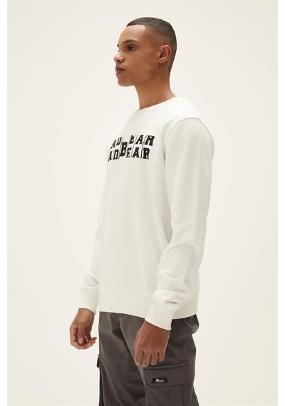 Bad Bear 22.02.12.009-c04 Counter Erkek Sweatshirt Beyaz