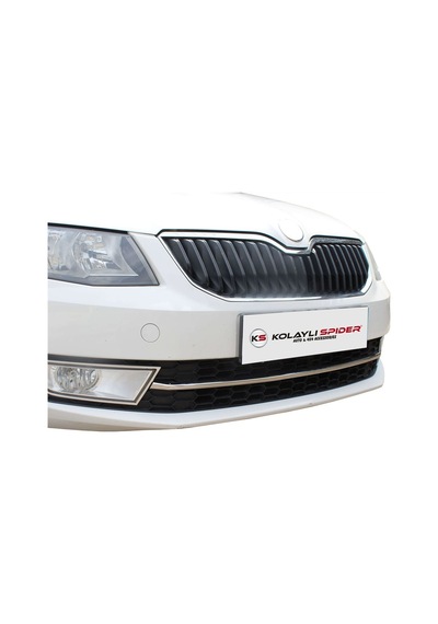 Skoda Octavia A7 Ön Tampon Çıtası Krom Mk.sız Kasa 2013-2017