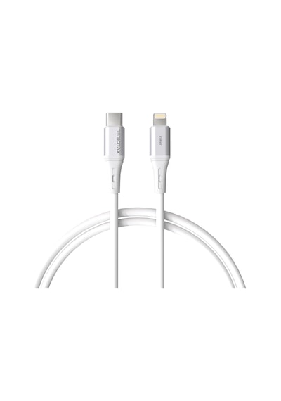Wahoo Type C-lightning 27watt Pd Hızlı Şarj Kablosu Beyaz/gümüş Metal 100 Cm Standart