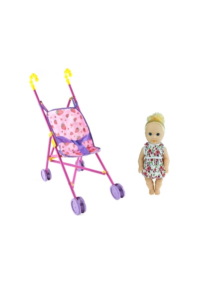 Konuşan Bebek Oyuncak Zeliş Baston Pusetli Set
