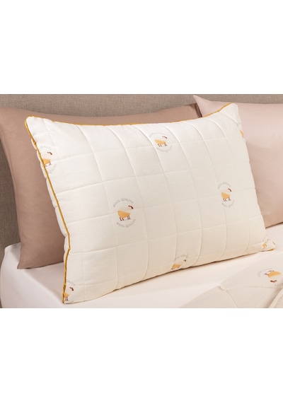 Madame Coco Calme 1KYAST0151 Yün Yastık Bej 50 x 70 CM
