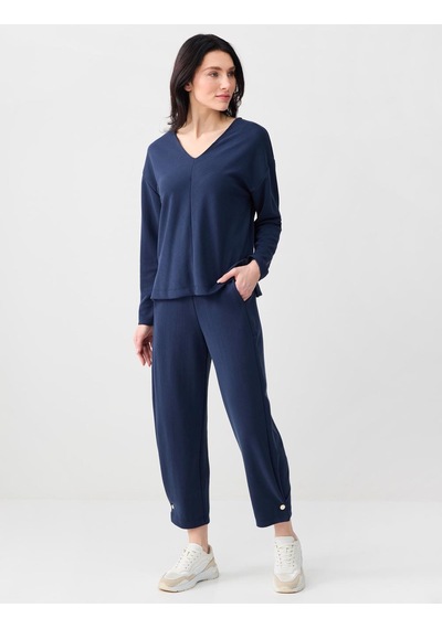 Jimmy Key Jimmy Key Lacivert Dar Paça Normal Bel Modal Jogger Pantolon 6sw115571494