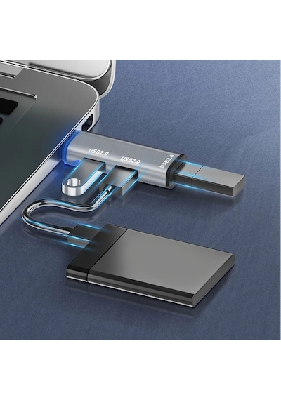 Usb Adaptör Hub - 1 X Usb 3.0 + 2 X Usb 2.0 Çoklayıcı Hub