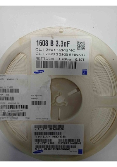 Cl10b332kbnc 3,3nf 50v 603 700 Adet
