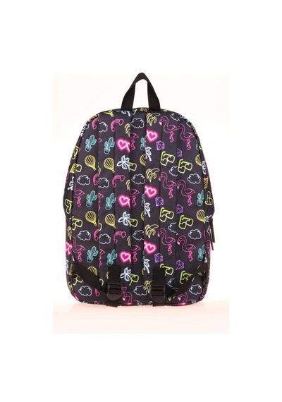 Kaukko Nature Sırt Çantası Neon Art K1702 Siyah