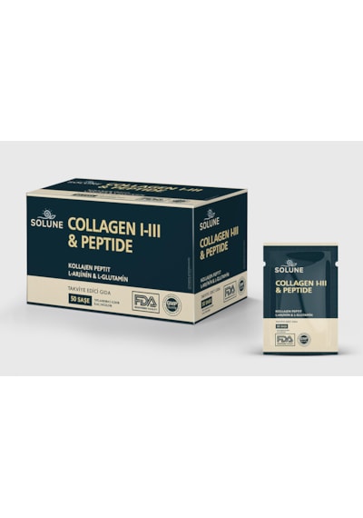 Solune Collagen I-III & Peptide Takviye Edici Gıda 50 Şase