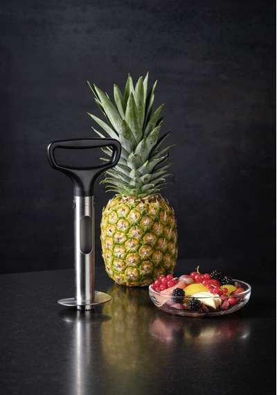 Rösle Ananas Dilimleyici Pro 12849 - Paslanmaz Çelik Abs, Kulp Uzunluğu 27 Cm, Çaba Harcamadan Ananasları Eşit Dil