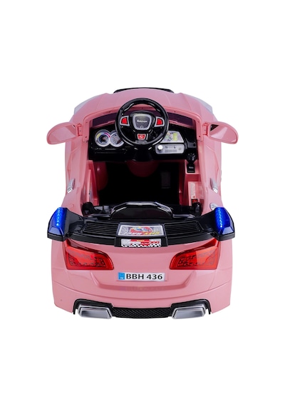 Babyhope 436 Kumandalı 12v Akülü Araba Pastel Pembe Çok Renkli