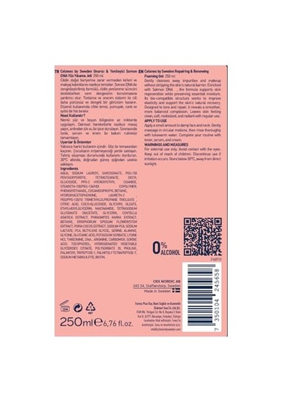 Somon Dna Pdrn Onarıcı & Yenileyici Yüz Yıkama Jeli, 250 Ml