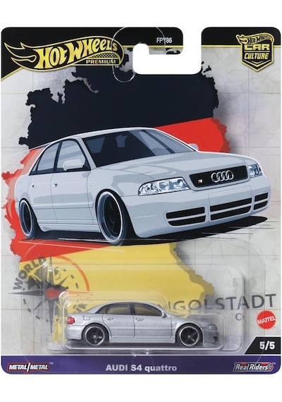Hot Wheels Car Culture Premium Audi S4 Quattro Hrv81