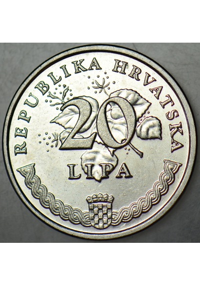 Hırvatistan 20 Lipa 1999 Çilaltı.