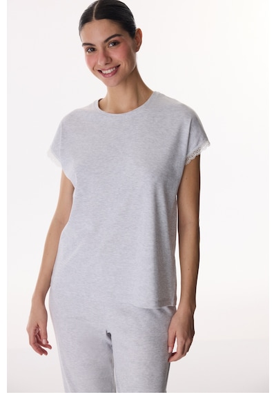Penti Açık Gri Grey Kapri Pijama Takımı