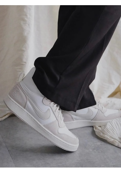 Nike Court Borough Mid Kadın Spor Ayakkabı Krem