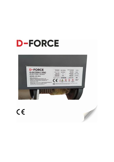 Df-0512 Elektrikli Mini Vinç 600/1200 Kg 1800 W