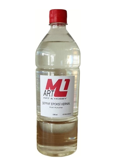 M1 Art Şeffaf Epoksi Vernik 1250.ml