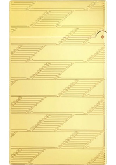 S.t. Dupont Le Grand Guilloche Monogram Gold Puro Çakmağı C23178 - Tr8781