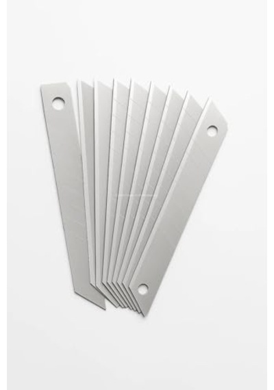 Tr Yedeği 18 Mm X 0 5 Mm Karbon Çelik Ultra Keskin Dayanıklı Uç 7 Kırımlı Endüstriyel Kesici Bıçak Yedek Par