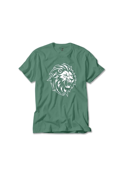 Black And White Lion Sarı Tişört