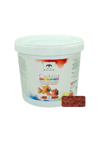 Cichlid Colour Granül Balık Yem 200 Gram Paket