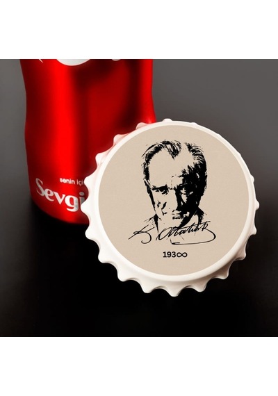 Atatürk Tasarımlı Açacak Magnet 1 Adet
