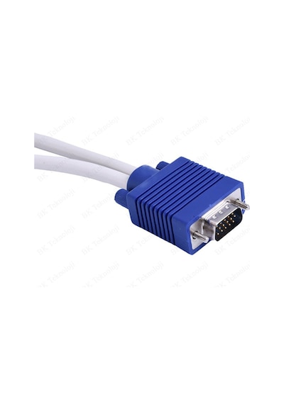 Yüksek Kalite Vga Çoklayıcı Monitör Kablosu 1 Giriş 2 Çıkış