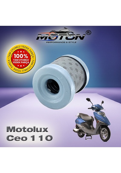 Motolux Ceo 110 Tam Uyumlu Yüksek Performanslı Motosiklet Yağ Filtresi