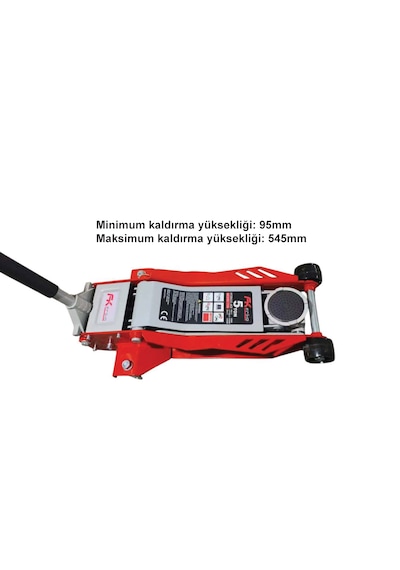 Fk Frıko 5 Ton Çift Pistonlu F1 Alçak Profil Timsah Kriko