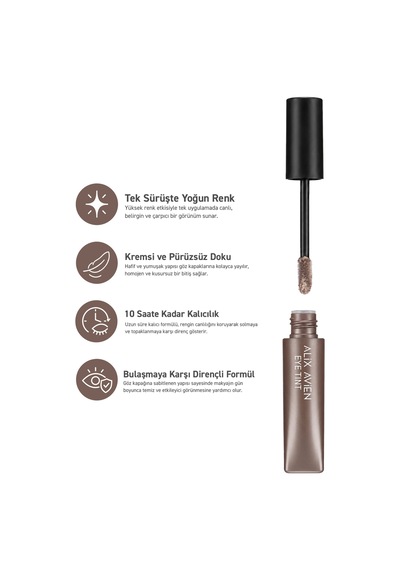 Uzun Süre Kalıcı Kremsi Likit Göz Farı - Eye Tint Creamy Sensation Eyeshadow 106 Pearly Camel Kahverengi