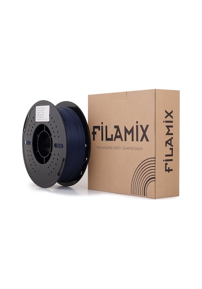 Filamix Pla Mat Lacivert Filament 1.75mm 1kg Mat Yüzey Kalitesi